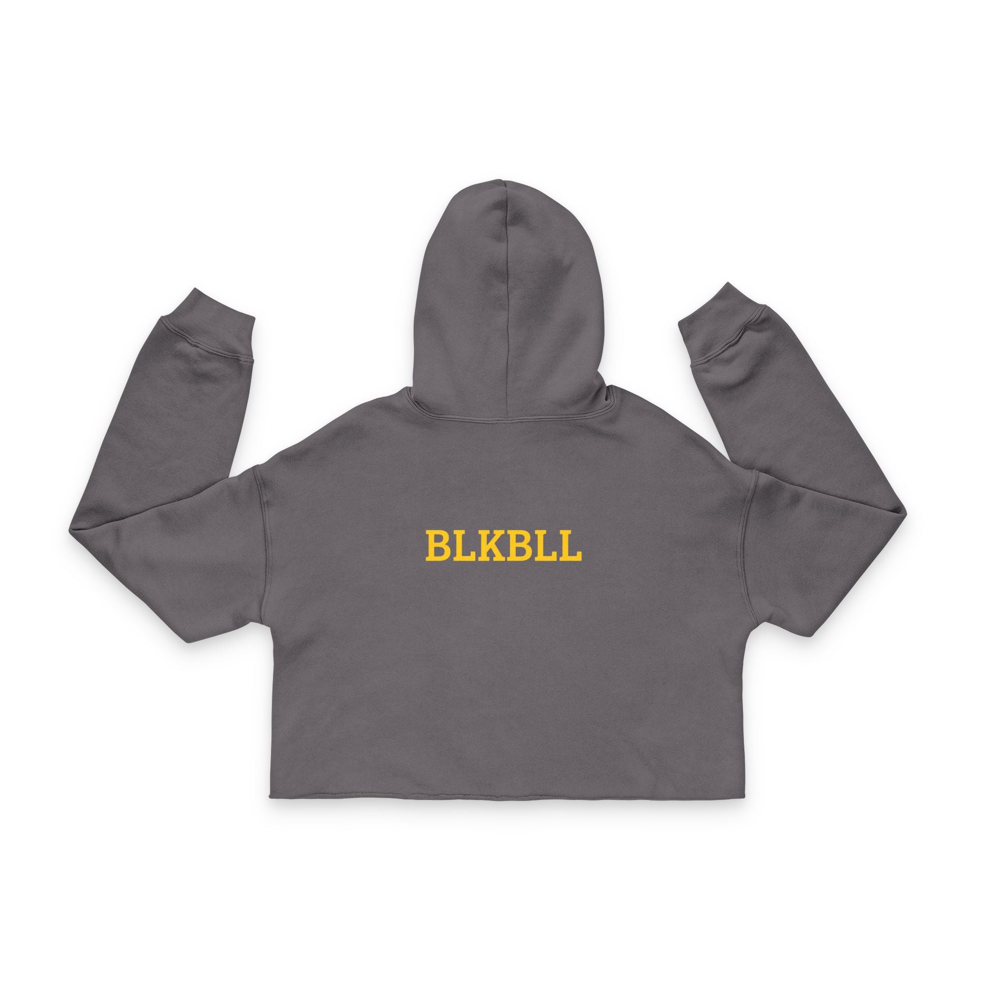 Women's Short Cut Hoodie — BLKBLL edition