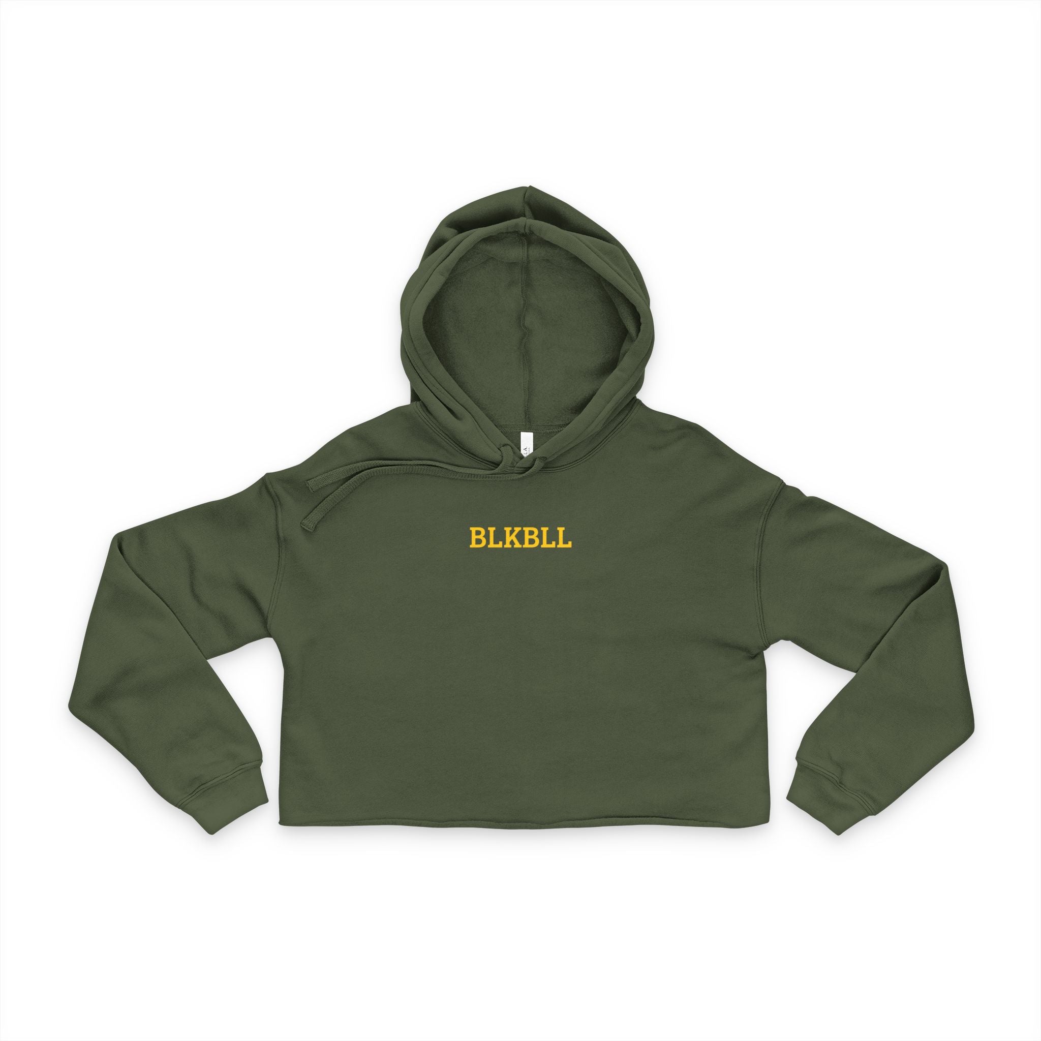 Women's Short Cut Hoodie — BLKBLL edition