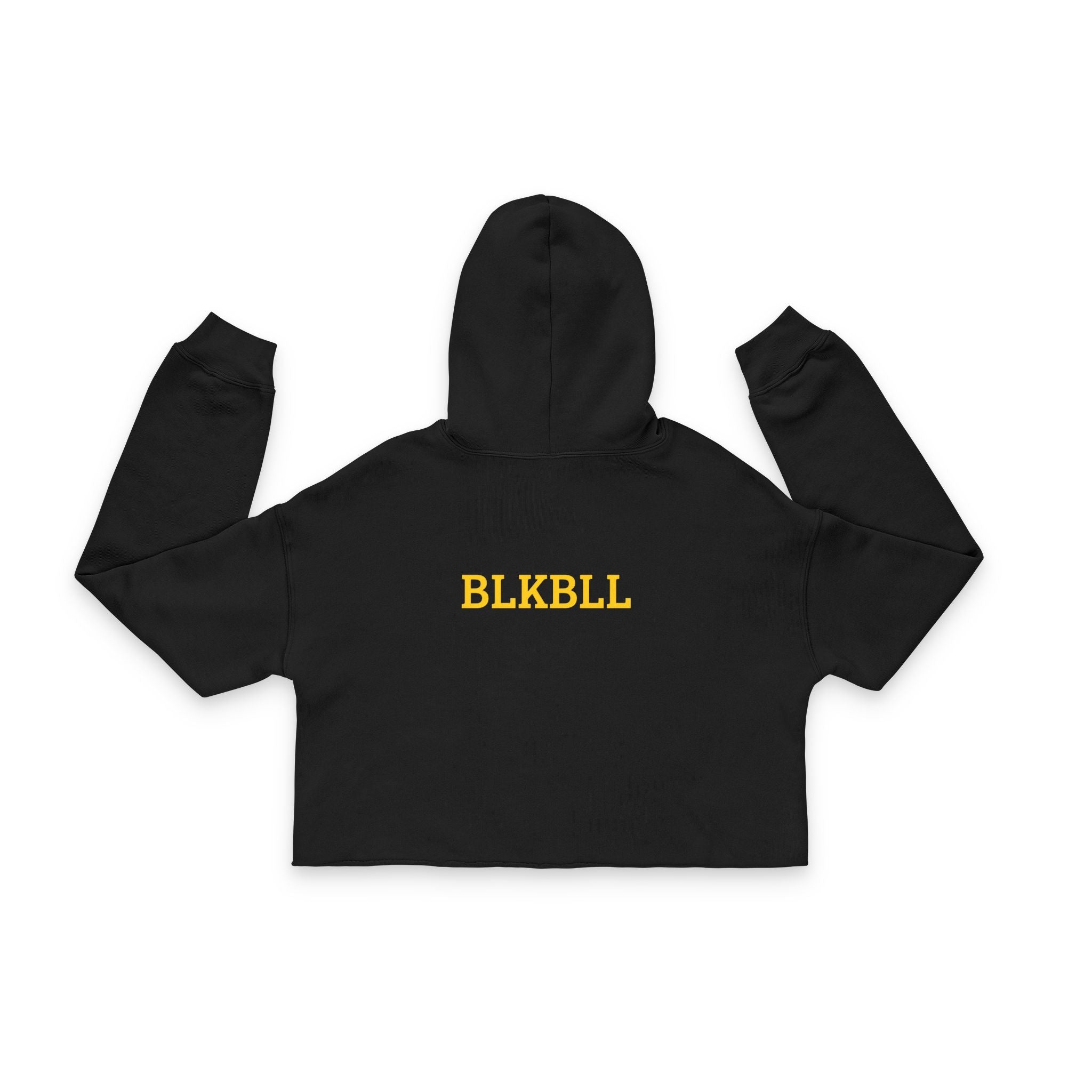 Women's Short Cut Hoodie — BLKBLL edition