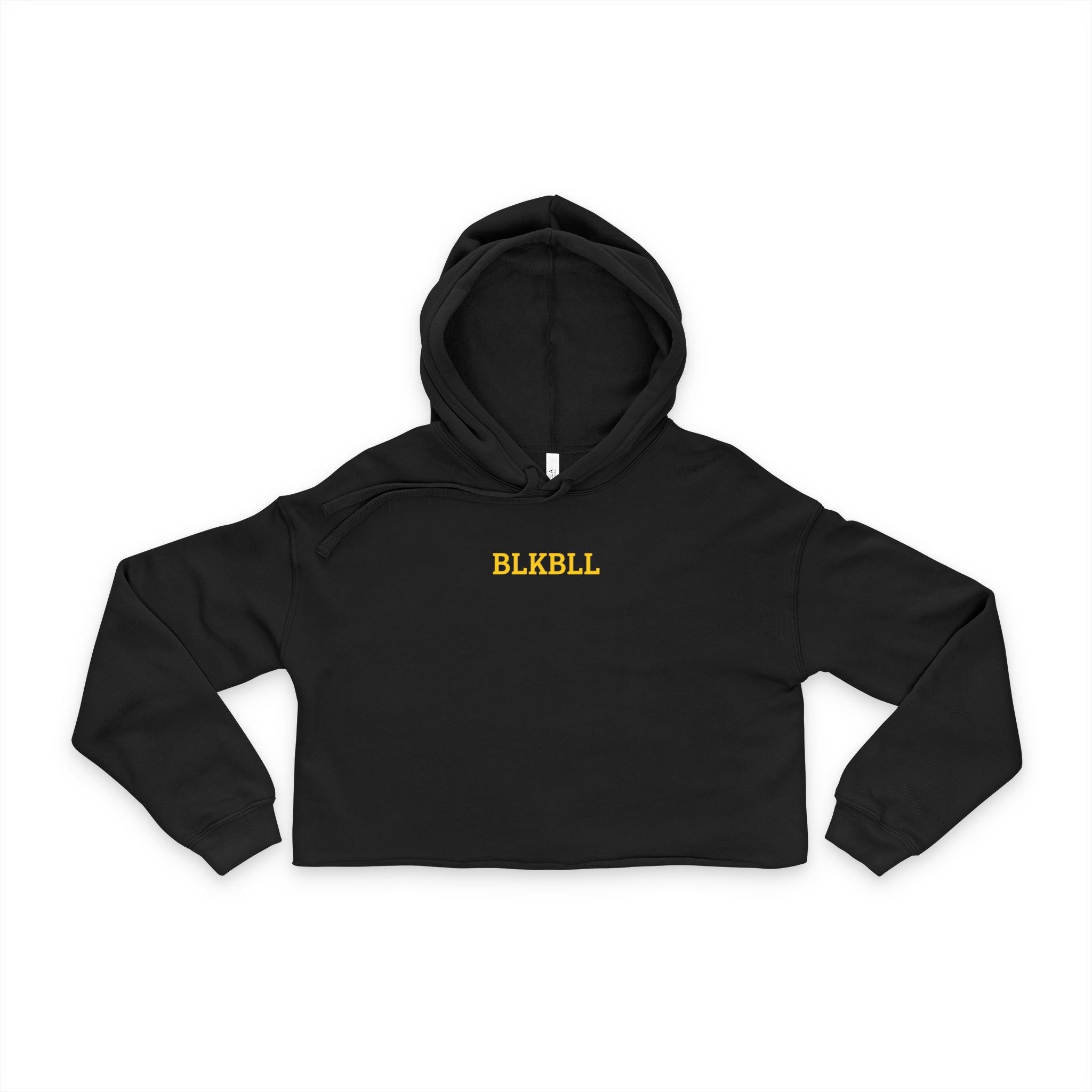 Women's Short Cut Hoodie — BLKBLL edition