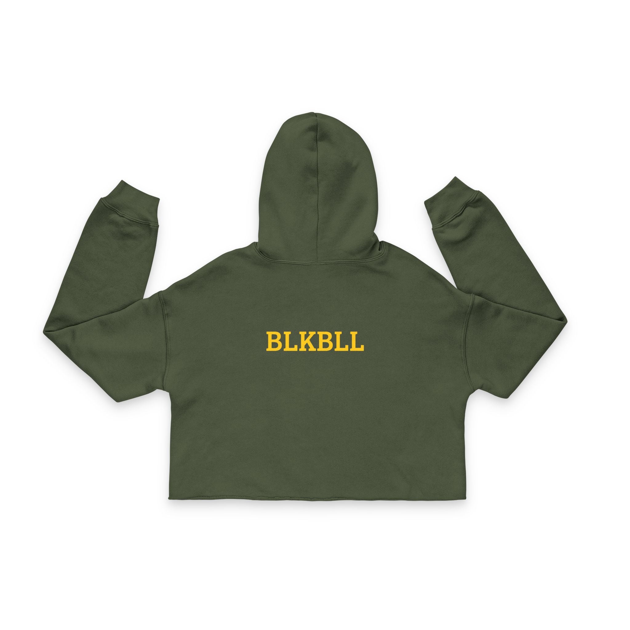 Women's Short Cut Hoodie — BLKBLL edition
